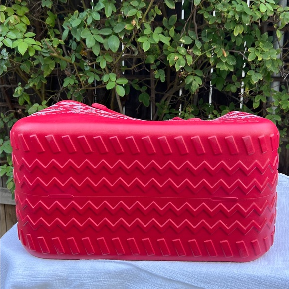 BOGG BAG Red Tote with White Pattern - Picture 9 of 16